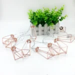 1.5m 10 LEDs Retro Iron Metal Diamond Home Decoration LED Fairy String Light - Image 3