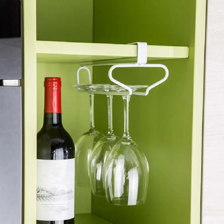 TBD0142528801A_2.webp Wrought Iron Wine Glass Holder Upside Down Goblet Creative Hanging Cup Holder - Image 3