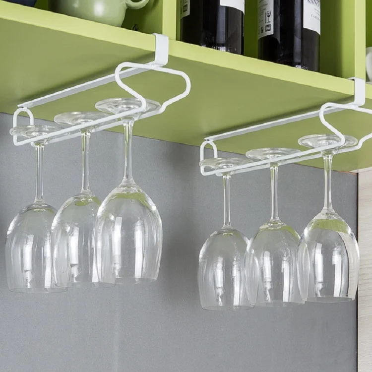 TBD0142528801A_3.webp Wrought Iron Wine Glass Holder Upside Down Goblet Creative Hanging Cup Holder - Image 4