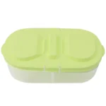 Fresh Fruit Snacks Storage Double Cell Clamshell Crisper Plastic Food Box - Image 5
