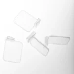 4pcs / Set Refrigerator Internal Drawer Shelf Classification Partition Plastic Transparent Baffle - Image 3