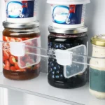 4pcs / Set Refrigerator Internal Drawer Shelf Classification Partition Plastic Transparent Baffle - Image 5