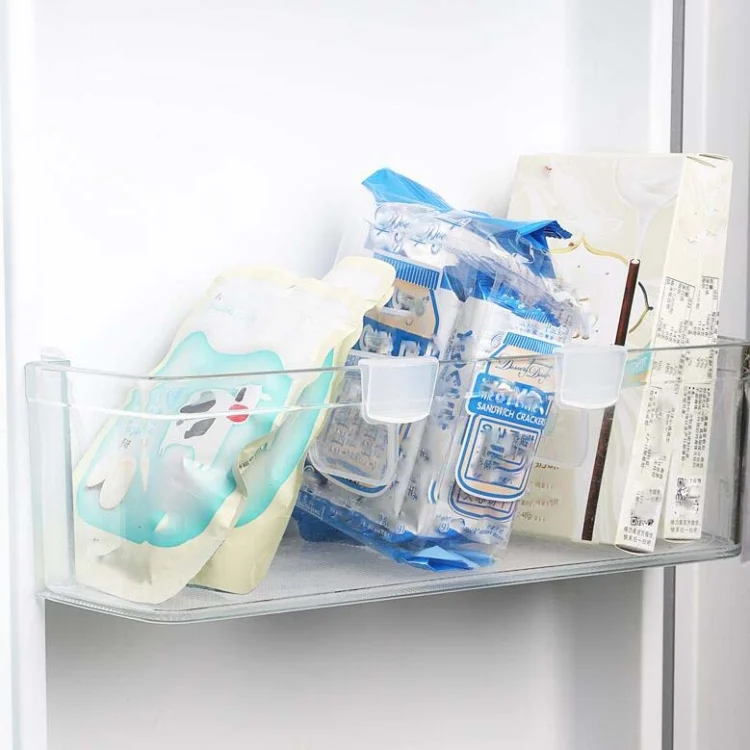 TBD0142576301A_5.webp 4pcs / Set Refrigerator Internal Drawer Shelf Classification Partition Plastic Transparent Baffle - Image 6