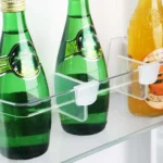 4pcs / Set Refrigerator Internal Drawer Shelf Classification Partition Plastic Transparent Baffle - Image 8