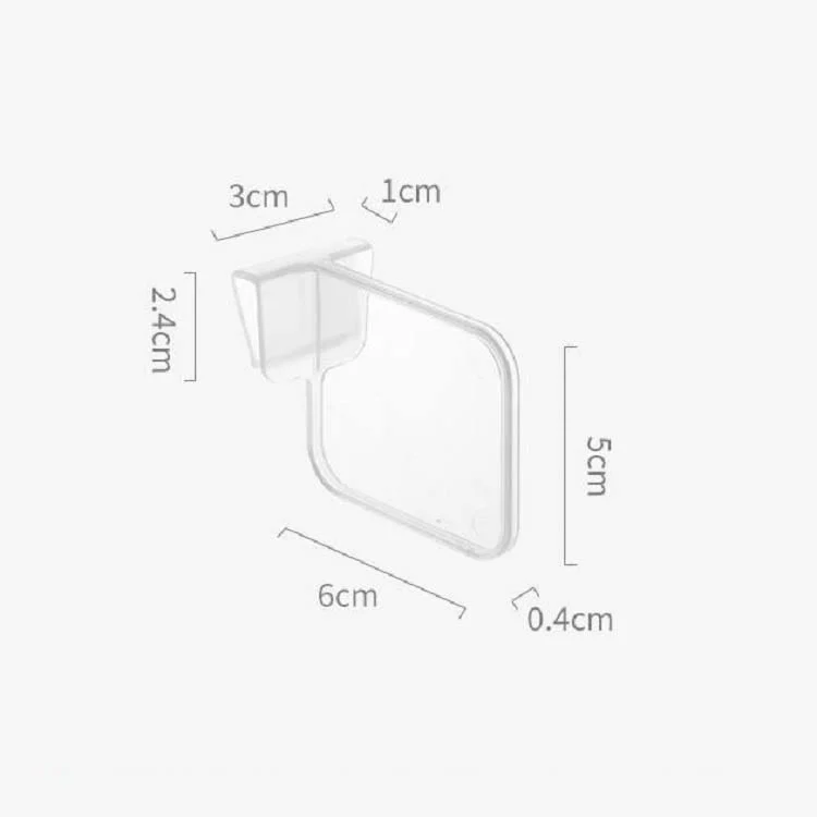 TBD0142576301A_8.webp 4pcs / Set Refrigerator Internal Drawer Shelf Classification Partition Plastic Transparent Baffle - Image 9