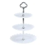 Party Birthday Three-layer Fruit Plate Cake Stand Dessert Storage Rack