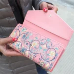 Fashion Ladies Leather Clutch Bag Purse Long Cartoon Wallet Coin Purse - Image 10
