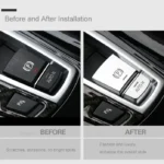 SRXTZM Parking Brake Switch P Button Cover ABS Chrome for BMW F10 F07 F01 X3 F25 X4 F26 F11 F06 X5 F15 X6 F16 Accessories - Image 4