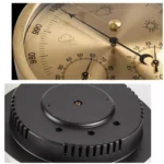 THB9392 Wall Hanging Household Weather Station Barometer Thermometer Hygrometer, 128mm (Silver) - Image 3