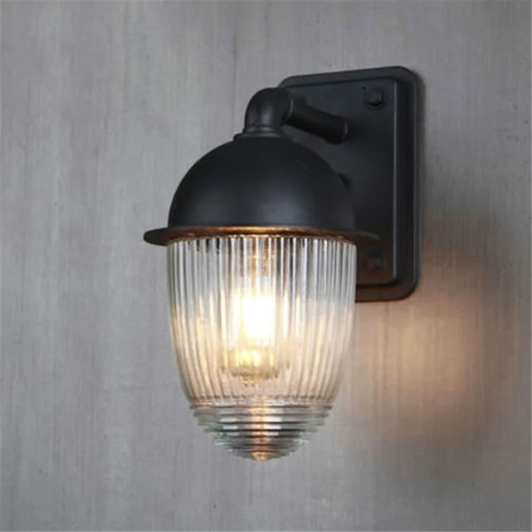 TBD0151710501_4.webp Waterproof Rust-proof Glass Ball Outdoor Wall Lamp Courtyard Exterior Wall Balcony Corridor Light - Image 5