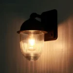 Waterproof Rust-proof Glass Ball Outdoor Wall Lamp Courtyard Exterior Wall Balcony Corridor Light - Image 7