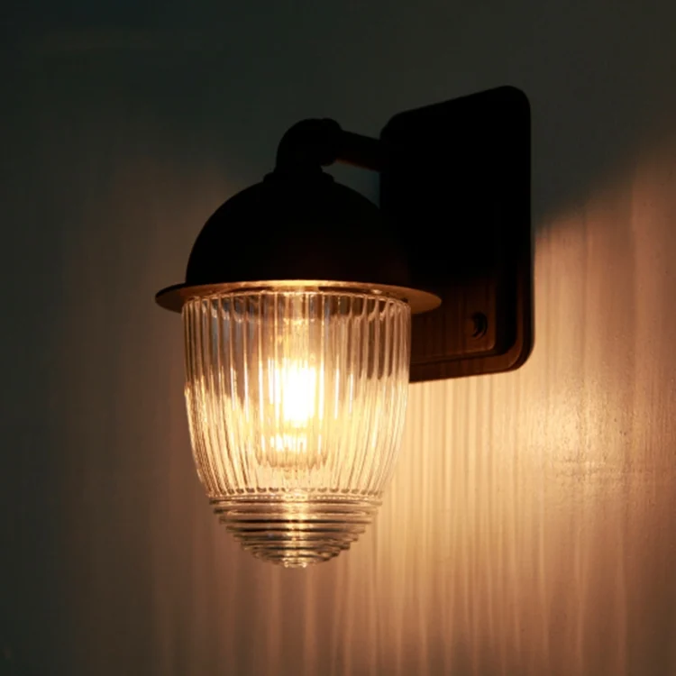TBD0151710501_6.webp Waterproof Rust-proof Glass Ball Outdoor Wall Lamp Courtyard Exterior Wall Balcony Corridor Light - Image 7