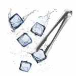 Stainless Steel Light Body Small Sugar Clip Cube Sugar Clip Thickened Ice Clip, Specification:9 Inches Black Handle - Image 4