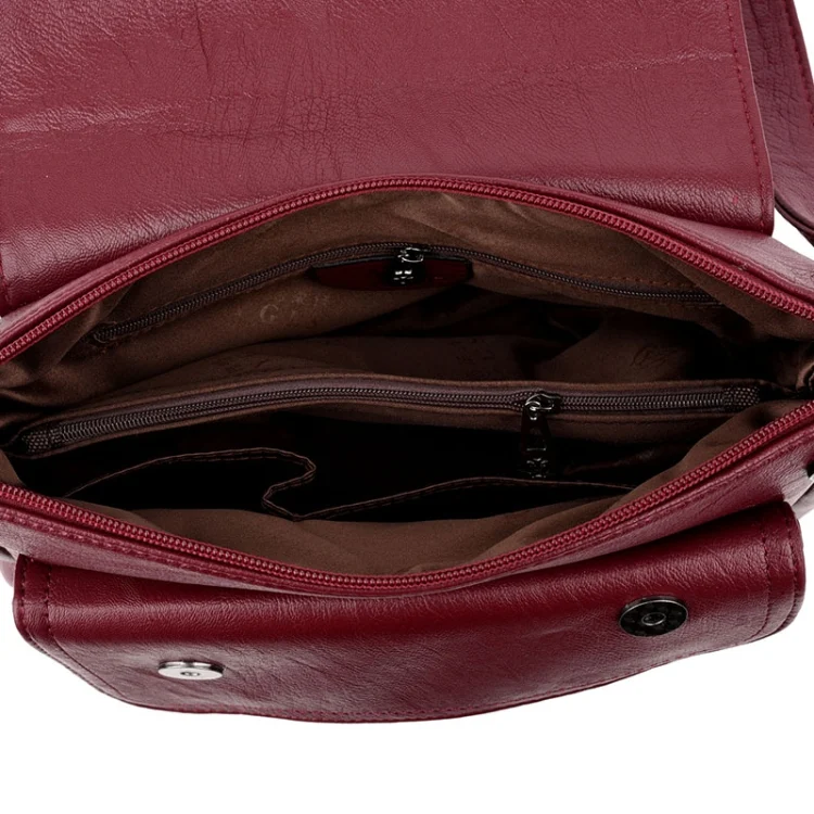 TBD0153955501A_3.webp Summer Leather Luxury Handbags Female Shoulder Messenger Bag - Image 4