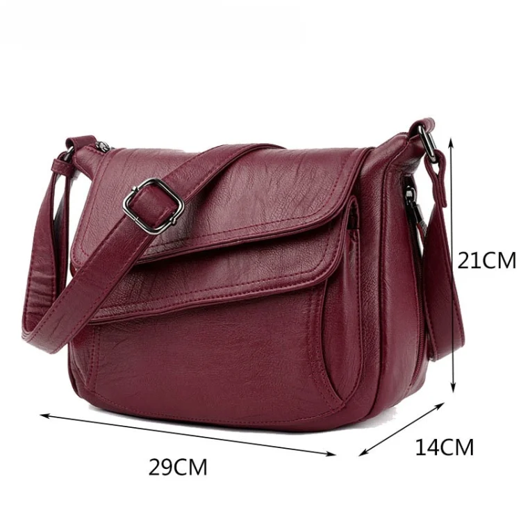 TBD0153955501A_4.webp Summer Leather Luxury Handbags Female Shoulder Messenger Bag - Image 5