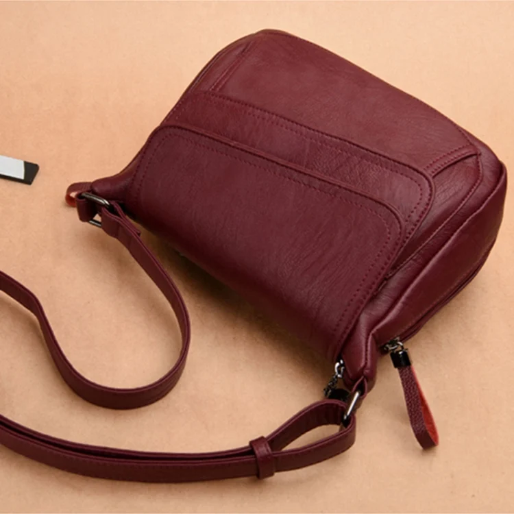 TBD0153955501A_6.webp Summer Leather Luxury Handbags Female Shoulder Messenger Bag - Image 7