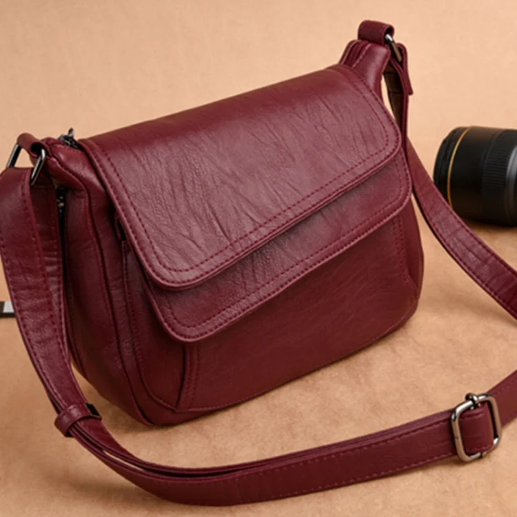 TBD0153955501A_7.webp Summer Leather Luxury Handbags Female Shoulder Messenger Bag - Image 8
