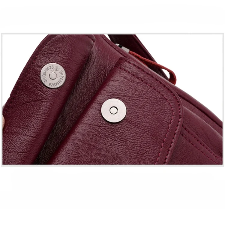 TBD0153955501A_8.webp Summer Leather Luxury Handbags Female Shoulder Messenger Bag - Image 9