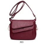 Summer Leather Luxury Handbags Female Shoulder Messenger Bag - Image 10