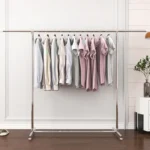 120-200cm Telescopic Drying Rack Outdoor Calcony Storage Shelf Stainless Steel Hanger Single Rod Clothes Rack - Image 2