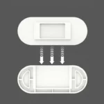 5pcs Outlet Holder Wall Mount Plug Board Socket Fixing Frame - Image 3