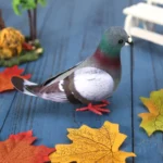 2 PCS Simulation Foam Pigeon Model Home Garden Ornament Miniature Decor - Image 4