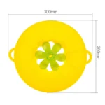 Silicone Flower Shape Anti-overflow Pot Lid Fresh-keeping Lid Rotatable Lid - Image 2