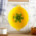 Silicone Flower Shape Anti-overflow Pot Lid Fresh-keeping Lid Rotatable Lid - Image 8