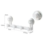 Four Hooks Viscose Row Hook Between Bathroom - Image 5