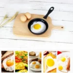 Mini Egg Frying Panpure Non-Stick Flat Bottom Pan Multicooker - Image 5