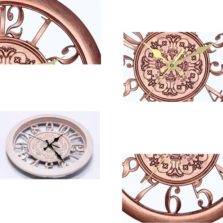 TBD0167581001A_2.webp Home Round Retro Living Room Quartz Wall Clock - Image 3