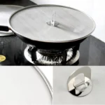 Stainless Steel Oil Proof Cover Fried Oil Splash Proof Net Cover Pizza Tray Kitchen Gadget - Image 3