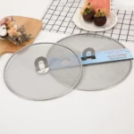 Stainless Steel Oil Proof Cover Fried Oil Splash Proof Net Cover Pizza Tray Kitchen Gadget - Image 5