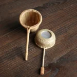 Bamboo Woven Creative Filter Reusable Filter Tea Colander Gadget - Image 5
