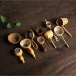 Bamboo Woven Creative Filter Reusable Filter Tea Colander Gadget - Image 6