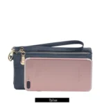 Women Long Wallet Female High Capacity Double Zippers Clutch Purse - Image 7