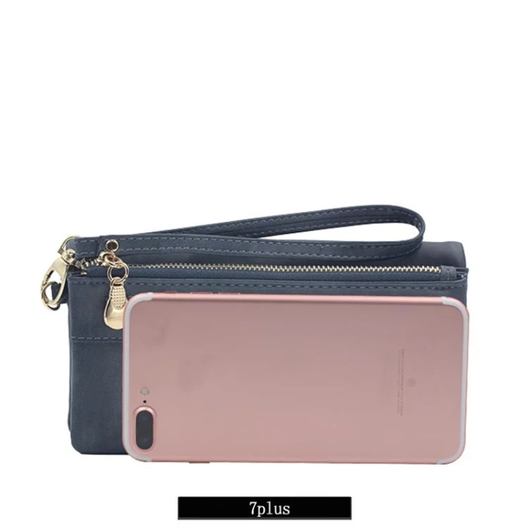 TBD0170348001A_6.webp Women Long Wallet Female High Capacity Double Zippers Clutch Purse - Image 7