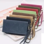 Women Long Wallet Female High Capacity Double Zippers Clutch Purse - Image 8