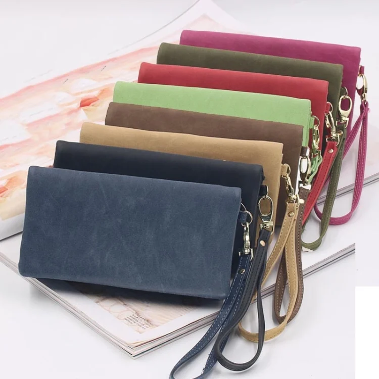 TBD0170348001A_7.webp Women Long Wallet Female High Capacity Double Zippers Clutch Purse - Image 8