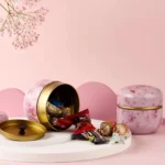 HOOMIN Tea Box Tea Jar Storage Holder Tea Caddies Matcha Container Mini Coffee Powder Organizer Cans Multifunction Round Metal - Image 6