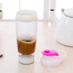 600ML Mixer Water Bottle Portable Electric Protein Automatic Creative Coffee Milk Cup - Image 4