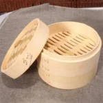 Xiaolongbao Bamboo Steamer Household Steamed Dumpling Cage Drawer Multi Layer Deepened Bamboo Steaming Rack - Image 4