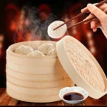 Xiaolongbao Bamboo Steamer Household Steamed Dumpling Cage Drawer Multi Layer Deepened Bamboo Steaming Rack - Image 6