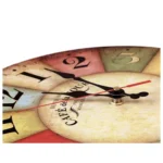 Vintage Wooden MDF Hanging Clock Mute Quartz Clock Living Room Wall Clock - Image 6