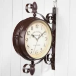Classic Creative Cafe Decoration Bar Double-sided Wall Clock - Image 3