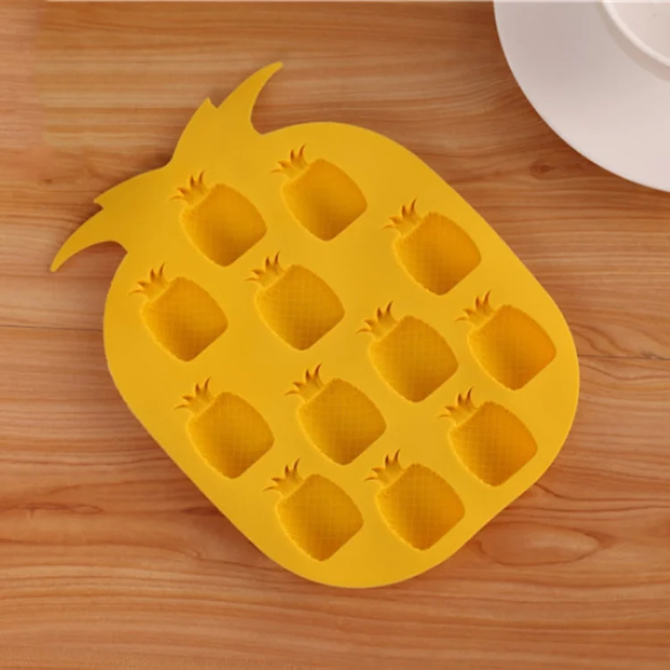 TBD01741401_5.webp 5 PCS Pineapple Creative Silicone Ice Tray Ice Maker Ice Mold, Random Color Delivery - Image 6