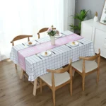 Printinging Coffee Dining Table Cloth PVC Waterproof Oilproof Anti-scalding Tablecloth - Image 2