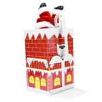 Climbing Wall Climbing Chimney Santa Doll with Music Electric Toy Christmas Gifts - Image 3