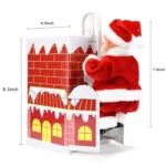 Climbing Wall Climbing Chimney Santa Doll with Music Electric Toy Christmas Gifts - Image 6