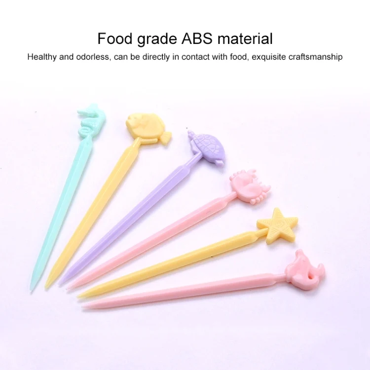 TBD01775709_4.webp Creative Animal Cartoon Fruit Cake Fork Sign, Random Color Delivery - Image 5